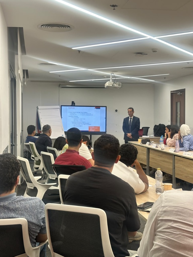 Exercise discussion at Banque Misr