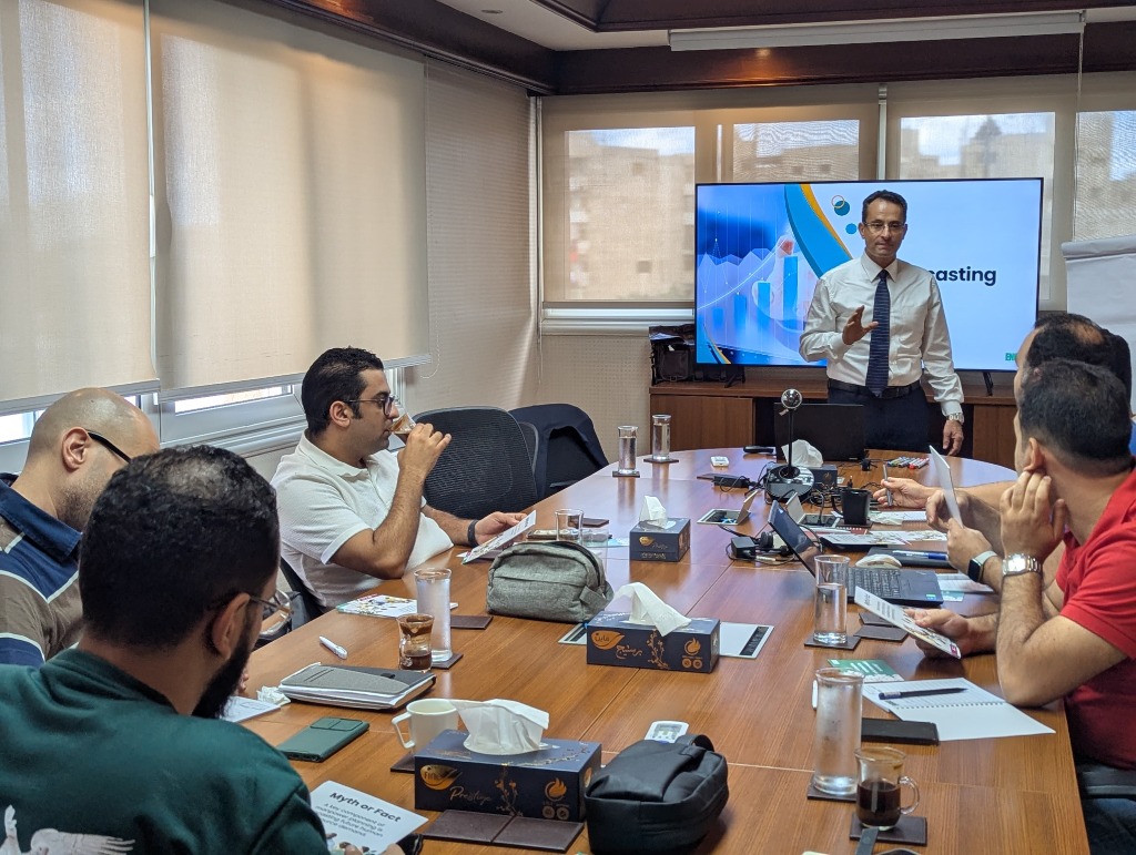 Prof. Hazem leading session
