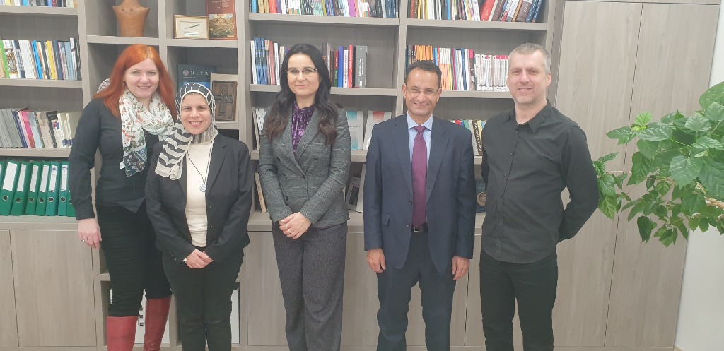 Prof. Hazem Halim with faculty representatives
