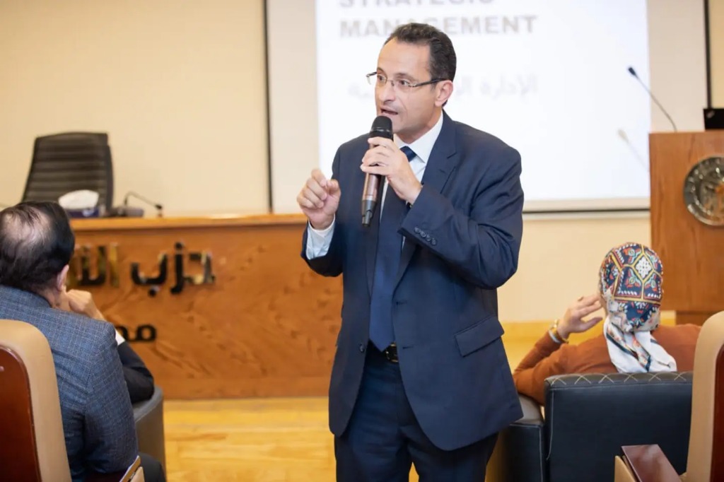 Dr. Hazem Halim Presenting to Members