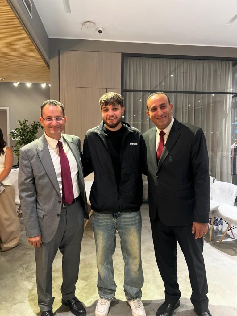 Dr. Hazem Halim with guests